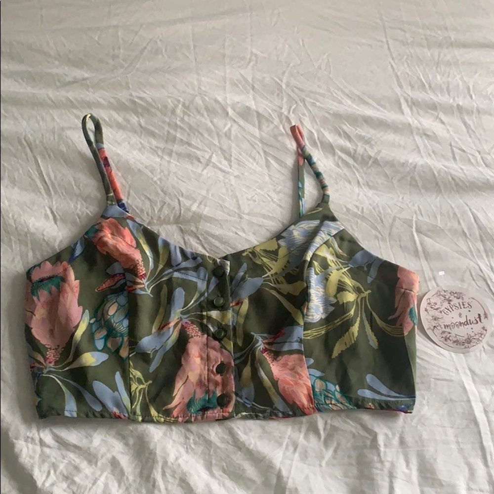 2 piece GYPSIES & MOONDUST maxi and crop top Set